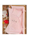 Kentia Σετ Βρεφικά Σεντόνια Κούνιας Βαμβακερά Marenia Pink Ροζ 120x160εκ. 3τμχ