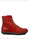 Chacal Leder Stiefeletten Damen Rot