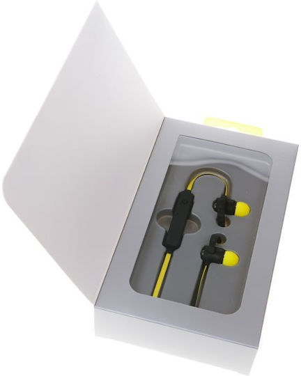 Tellur Speed In-ear Bluetooth Handsfree Ακουστικά με Αντοχή στον Ιδρώτα Κίτρινα