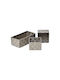 Atmosphera Storage Basket Fabric Brown 1pcs