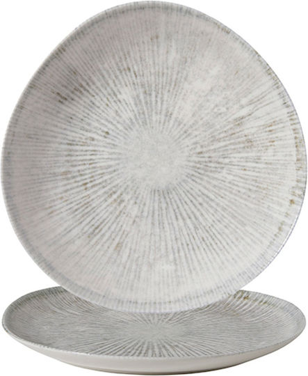Güral Porselen Plate Shallow made of Porcelain White with Diameter 30cm