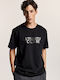 T-shirt Μαυρο