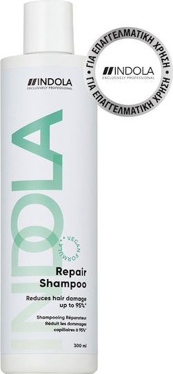 Indola Repair Shampoos Glanz für Beschädigt Haare 300ml