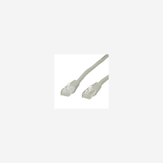 Roline U/UTP Cat.5e (Gigabit) Καλώδιο Δικτύου Ethernet 0.5m Γκρι