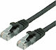 Value U/UTP Cat.6a (Gigabit) Καλώδιο Δικτύου Ethernet 0.3m Μαύρο