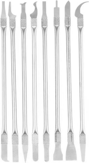 Set 8 Modelling Spatulas Zola Special Applying Spreading Smoothing Soft Materials