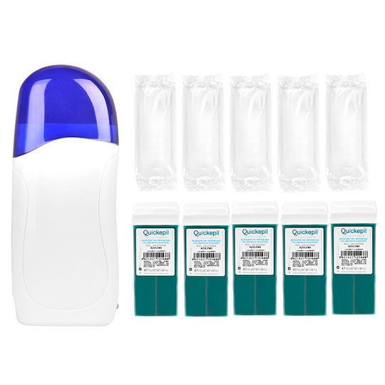 Activeshop Hair Removal Wax in Roll-On for Face & Body for Sensitive Skin 170gr 5pcs