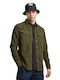 Dakota Long Sleeve Slim Fit Shirt in Khaki