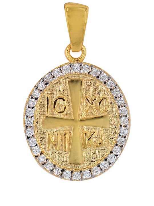 Tasoulis Jewellery Collection Μενταγιόν Κωνσταντινάτο Χρυσό 9K Tasoulis Jewellery Collection Μενταγιόν Κωνσταντινάτο Χρυσό 9K