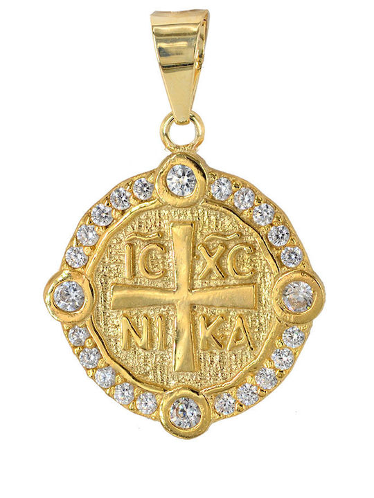 Tasoulis Jewellery Collection Μενταγιόν Κωνσταντινάτο Χρυσό 9K Tasoulis Jewellery Collection Μενταγιόν Κωνσταντινάτο Χρυσό 9K