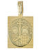 Tasoulis Jewellery Collection Pendant Kids Talisman Konstantinato made of Gold 9K 9K545-1MEN