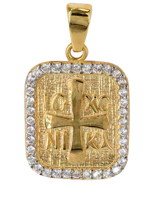 Tasoulis Jewellery Collection Μενταγιόν Κωνσταντινάτο Χρυσό 9K Tasoulis Jewellery Collection Μενταγιόν Κωνσταντινάτο Χρυσό 9K