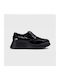 Δερμάτινα Γυναικεία Loafers σε Μαύρο Χρώμα