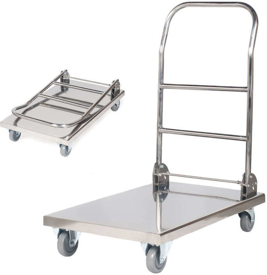 Klappbarer Stahlplattformwagen Horeca 70x52cm