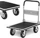 Folding Hand Platform Trolley 1 Side Warehouse 300 Kg Capacity 80 X 60 Cm
