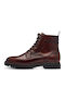 Leather Tabac Brown Men's Boots Anatomical