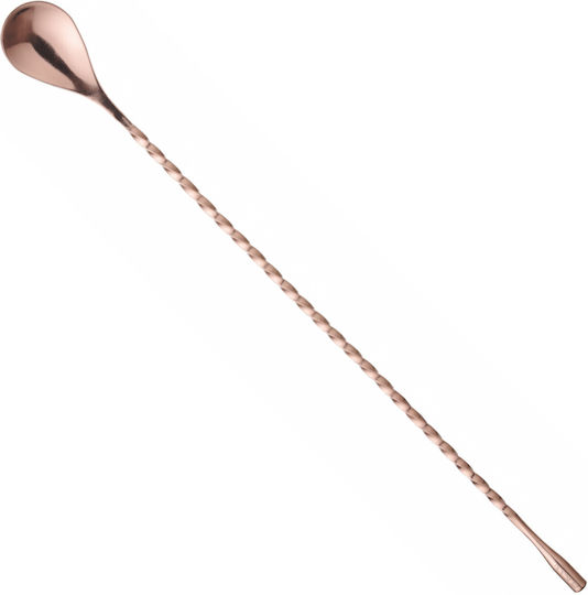 Long Bartender Spoon Cocktails 385 X 35 Mm Copper