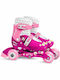 Stamp Kids Adjustable Inline Rollers Pink