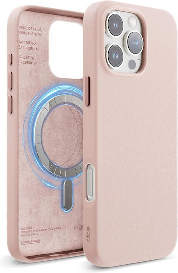 Elago Back Cover Δερμάτινο Ροζ (iPhone 16 Pro Max)