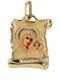 Tasoulis Jewellery Collection Charm Φυλαχτό Παναγία από Χρυσό 14Κ