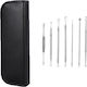 7 Instruments Kit Zola Stainless Steel Cosmetics Blackhead Blackhead Extraction Black