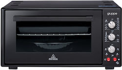 Gruppe I-28TTFL Electric Countertop Oven 50lt Without Burners with Air Black
