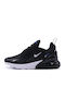 Air Max 270 Gs Αθλητικά Παιδικά Παπούτσια Running με Κορδόνια Μαύρα
