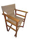 Director's Chair Wooden Naxos Mocha 60x51x86cm