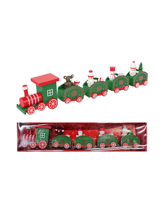 XMASfest Christmas Wooden Figure Train Length 5.5cm
