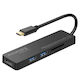 Promate LinkHub-C USB-C Docking Station with HDMI 4K Black