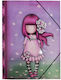 Santoro Folder with Rubber Band for Paper A4 Bl...