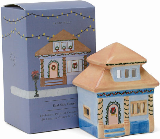 Κεραμικό Σπιτάκι No.06 East Side House Style Αρωματικούς Incense Κώνους & Ρεσώ Paddywax