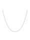 Tasoulis Jewellery Collection Λευκόχρυση Αλυσίδα Λαιμού 9Κ