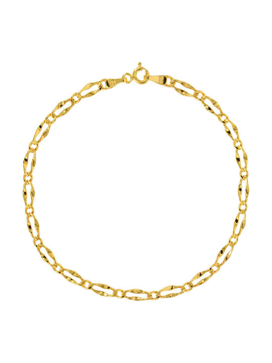 Tasoulis Jewellery Collection Χρυσή Αλυσίδα Χειρός 14Κ