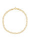 Tasoulis Jewellery Collection Χρυσή Αλυσίδα Χειρός 14Κ