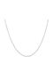 Tasoulis Jewellery Collection Λευκόχρυση Αλυσίδα Λαιμού 9Κ