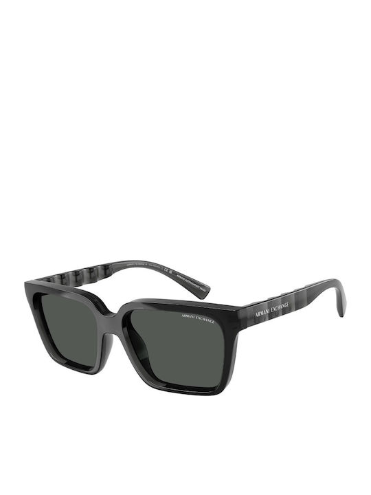 Armani Exchange Мъжки Слънчеви Очила с Черна Пл...