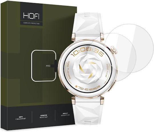 Hofi Glass Pro+ Tempered Glass for the Huawei Watch GT 5 Pro 42 mm 2pcs