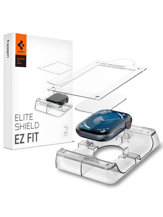 Spigen EZ Fit Screen Protector for the Apple Watch 10 / 11 (42 mm) 2pcs AFL08580
