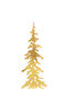 Metallic Gold Tree 28x11.5x79.5cm