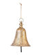 Arpimex Srl Weihnachtsmetallglocke Gold 26cm