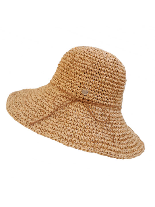 Knitted Women's Hat Brown