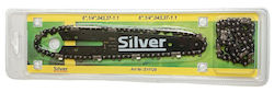 Silver Guide + 2x Chainsaw Blades 12" 3/8" 050 45-1.3mm