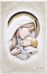 Tasoulis Jewellery Collection Silver Virgin Mary Holding the Infant Icon Tasoulis Jewellery Collection Silver Virgin Mary Holding the Infant Icon
