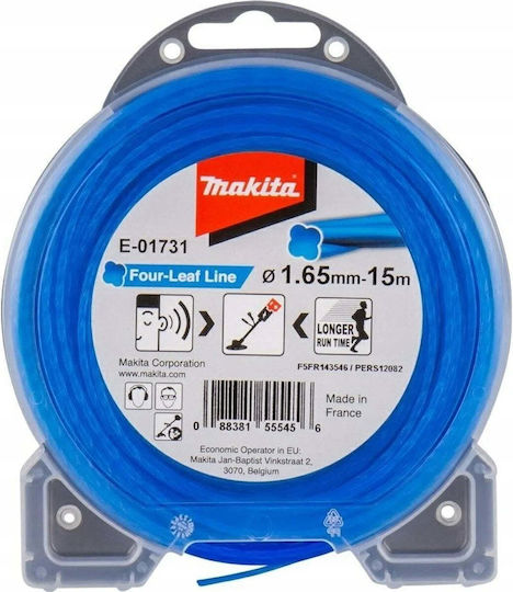 Влакно за тример Makita 1.65мм/30м 198854-8 Ur100d