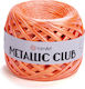 Yarnart Νήμα Πλεξίματος Metallic Club 8129 Neon Orange 180gr 55m