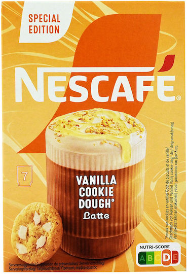 Nestle Instant Coffee Nescafe Vanilla Cookie vanilla cookie dough Ground ,7 Sachets