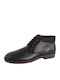 Leder Schwarz Herrenstiefel