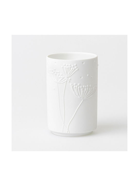 Raeder Decorative Vase White 6.5x6.5x10cm