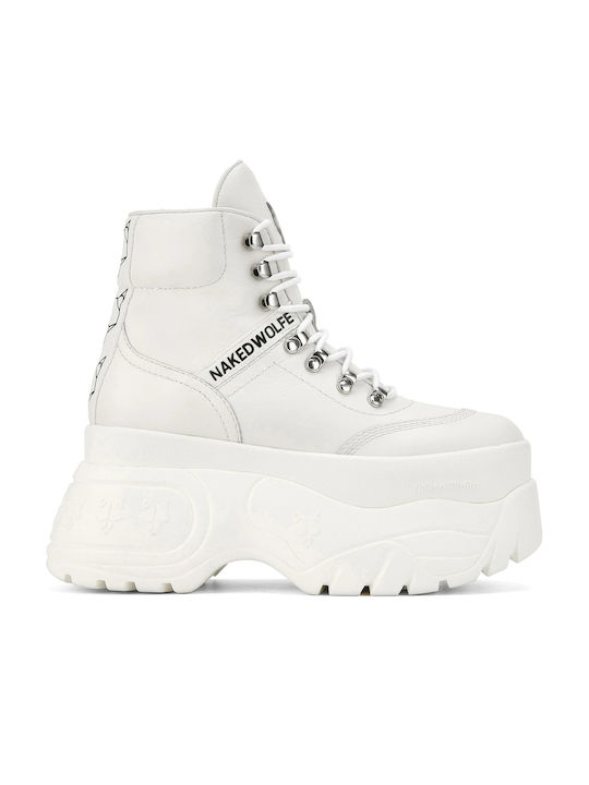 Naked Wolfe Boots White